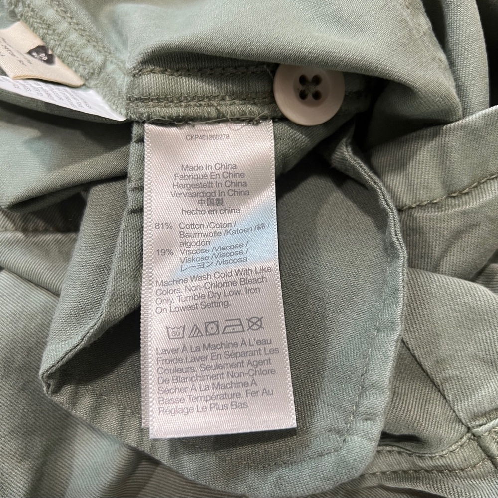 Madewell Size XXS Olive Dyed Relaxed Coverall Romper Minimalist Utility - Picture 11 of 15